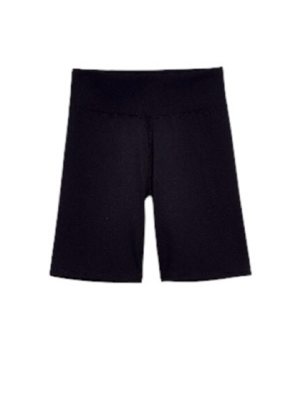 Madewell MWL Form High-Rise 7" Biker Shorts in True Black Size M